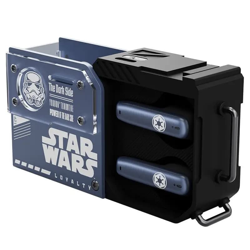 Star Wars Darth Vader Wireless Earphones Bluetooth 5.3 with Lanyard Gift Portable Charging Case