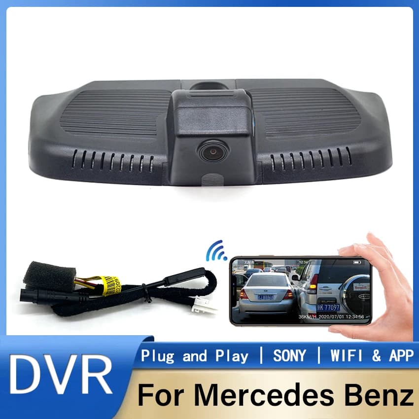 New! DVR car recorder Dash Cam for Mercedes-Benz Class V300 W447 Vito 2024 2025, Plug and play 4K DashCam