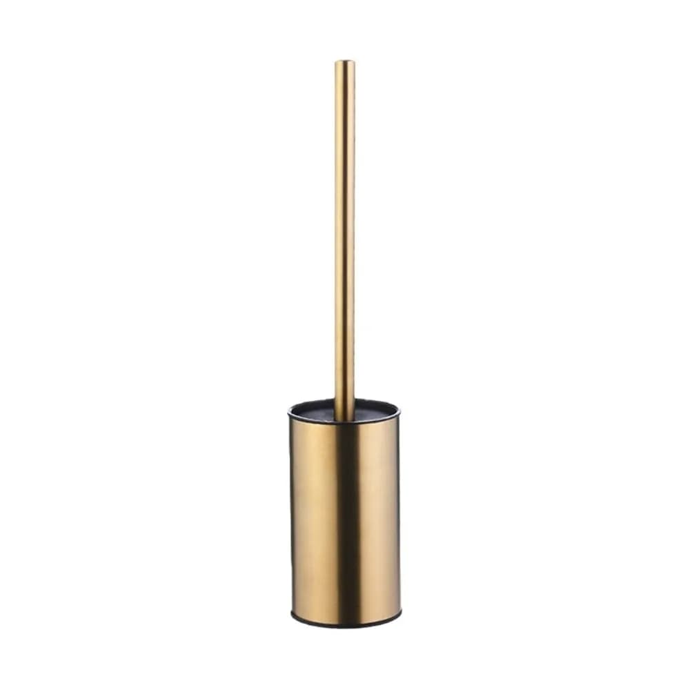 Splash-proof Cover Toilet Brush Set Removable inner cylinder Stainless Steel Toilet Cleaning Brush Floor-standing Rustproof