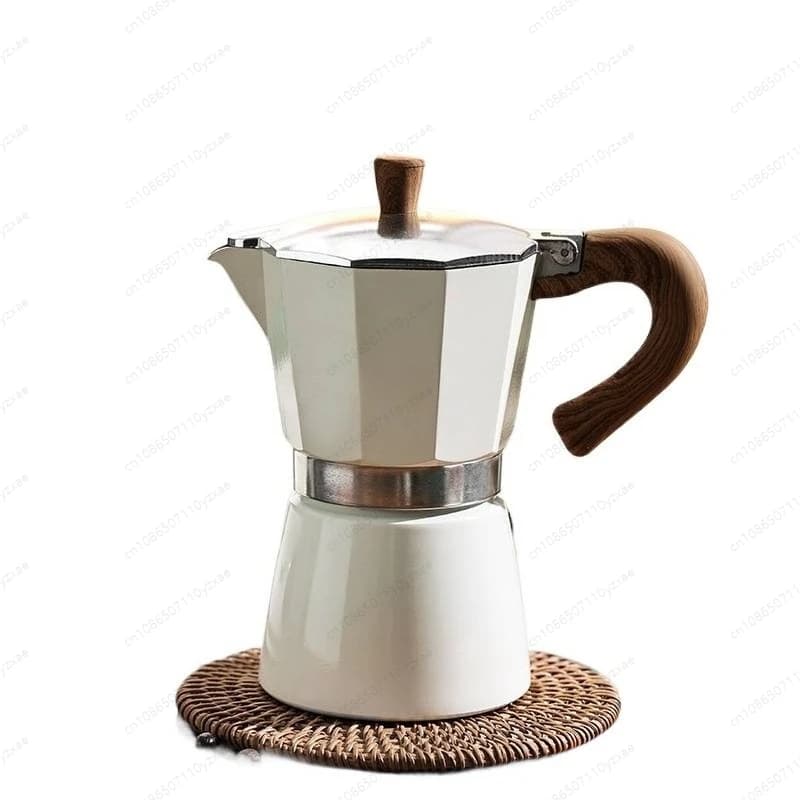 Double Valvola Moka Espresso Coffee maker Moka Coffee maker Preparation Electric stove for La Casa Italiana Outdoor Barista Tools 220V