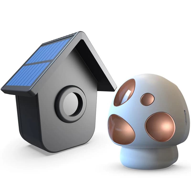 HTZSAFE sensore e rilevatore di movimento Wireless solare resistente alle intemperie da 800M a lungo raggio-il ricevitore portatile ha una pastella di Backup di lunga durata