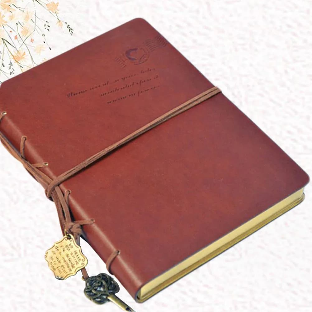 PU Vintage String Notebook for Travel Diary Planner Creative Kraft Paper Sketchbook Journal Notepad Office Diary Book