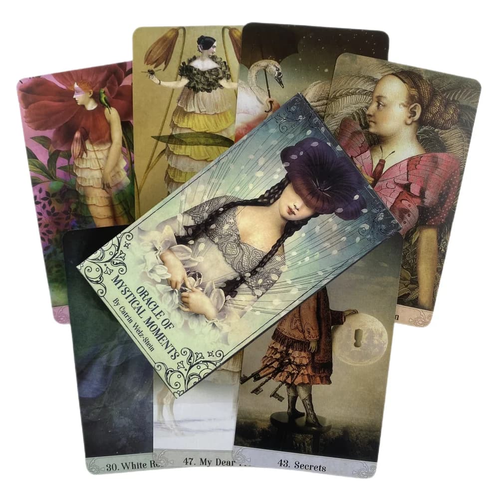 Oracle Of Mystical Moments Cards Divination Deck English Vision Edition Tarocchi Gioco da tavolo per la festa