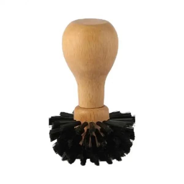 Coffee Tamper with Nylon Bristles 58mm Powder Hammer Pro Barista Accessories for Espresso Machine and Coffee Shop Use