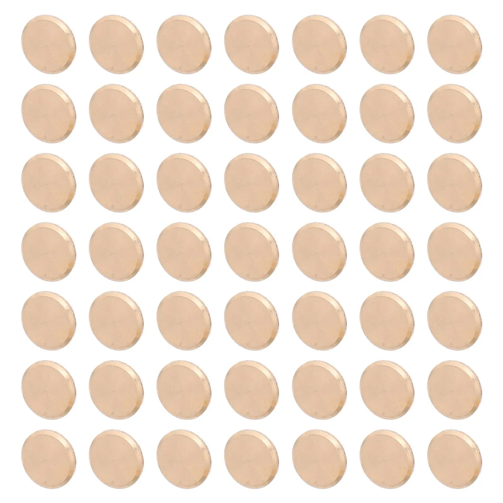 50Pcs Copper Second Pointer Caps Wall Clock Repair Parts Replacement Kit DIY Quartz Movement Accessories DIY Wall Clock Repair
