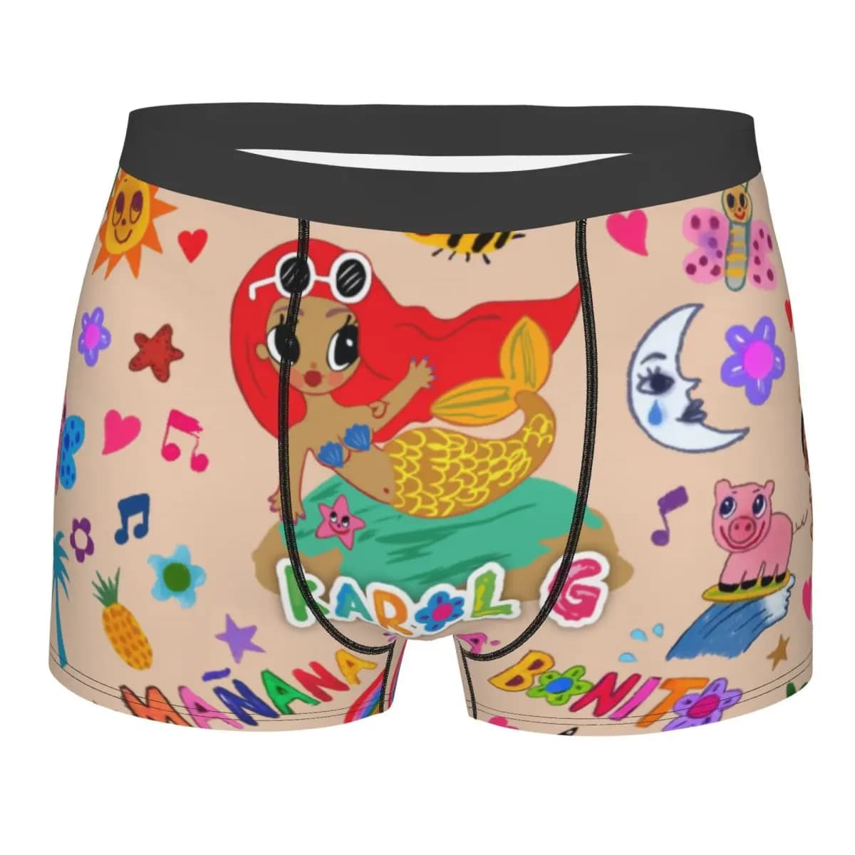 Karol G Boxer Shorts da uomo con stampa 3D, morbidi, con stampa reggae, biancheria intima da uomo