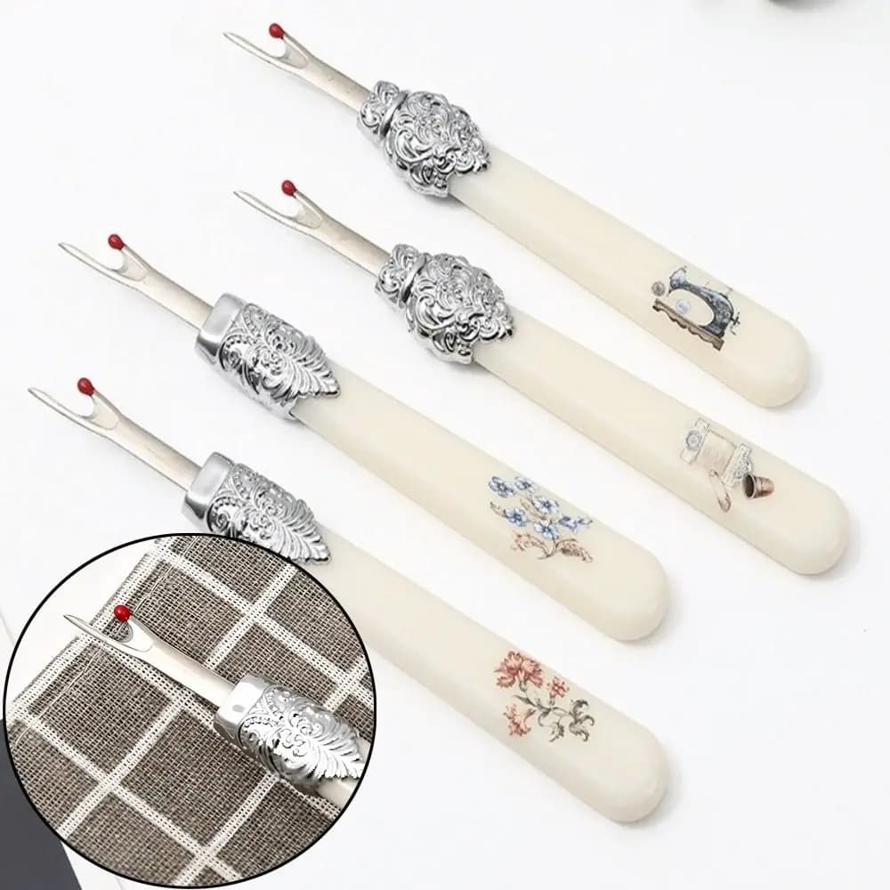 Needlework Seam Ripper Ricamo Punto croce Strumento multifunzionale per l'arte dell'ago Accessori per cucire fai da te Strumenti speciali per cucire a mano