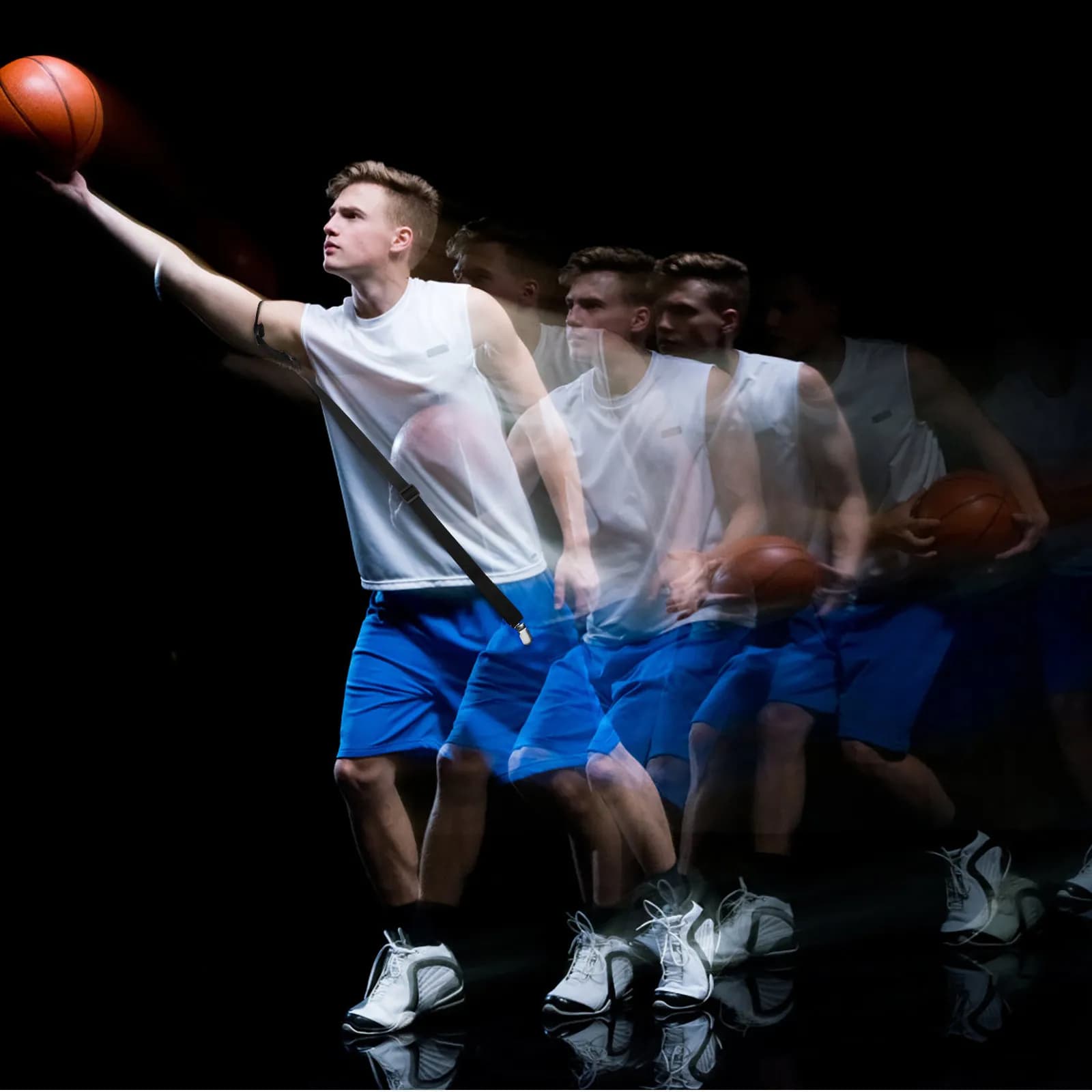 Adjustable shooting strap for training, posture correction aid, flexible and durable equipment for basketball training (1 pcs)