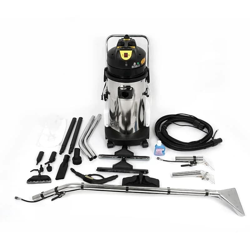 TLF Karjoys Plastic vacuum cleaner for wet and dry Engine with 1800 W copper wire brush Capacity 40 liters Commercial dust collector for car cleaning