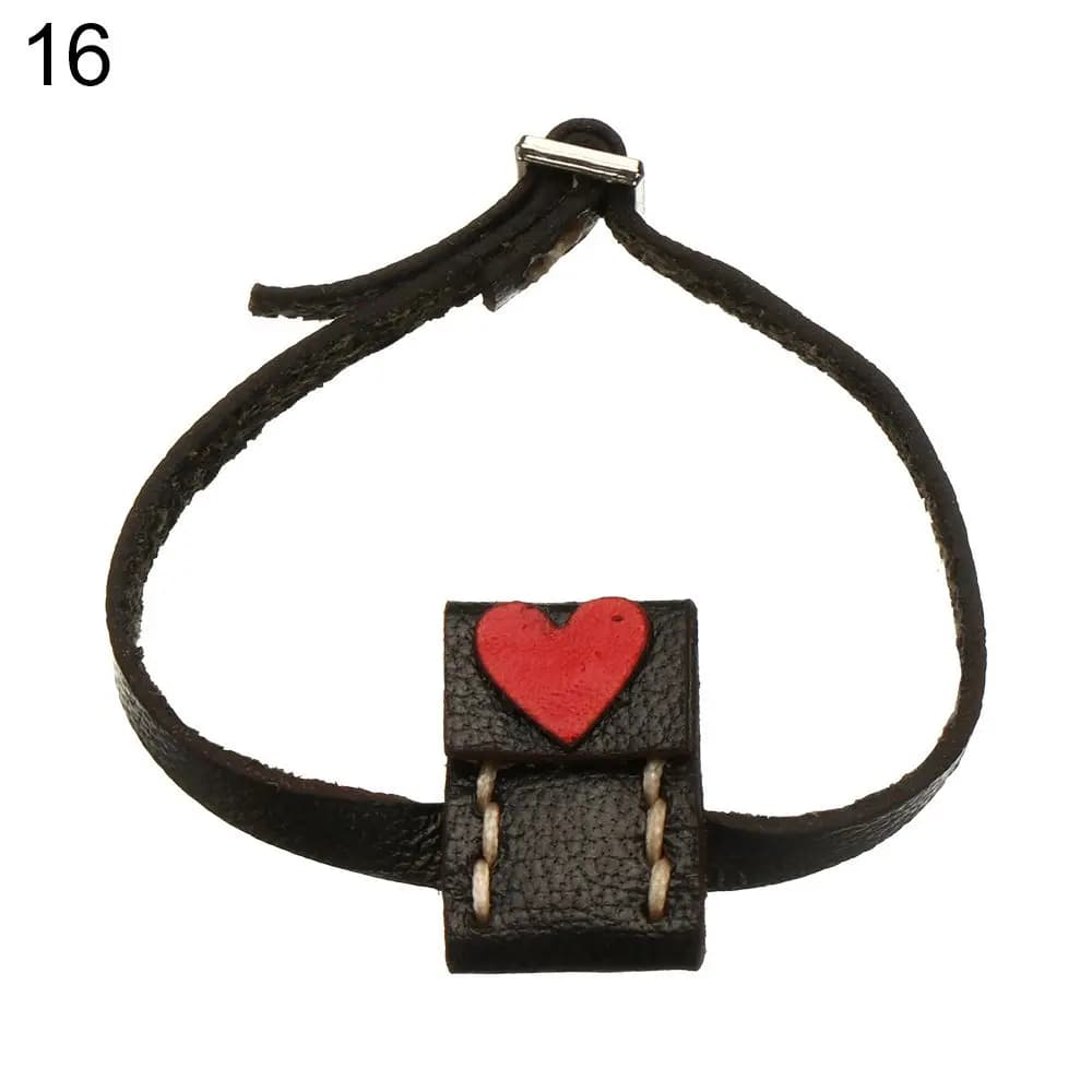 Dollhouse 1/6 1/8 1/12 Accessories Accessories Dolls Backpack PU Leather Bag Vest Cloth Bag