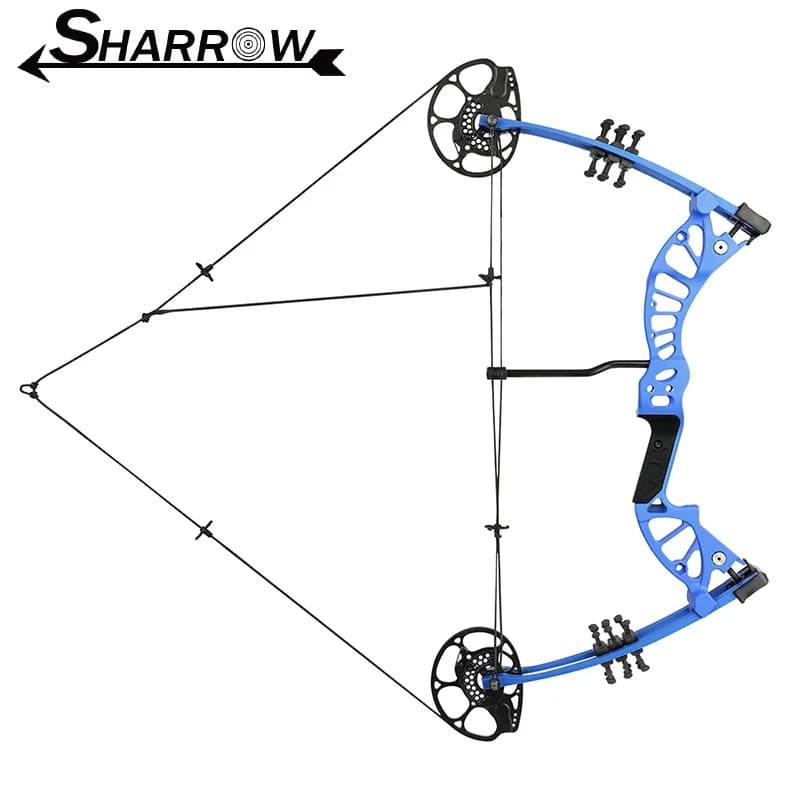 Youth Compound Bow 15-45lbs Adjustable Let Off 75% for Outdoor Young People Archery Sports Hunting Shooting Target Practice