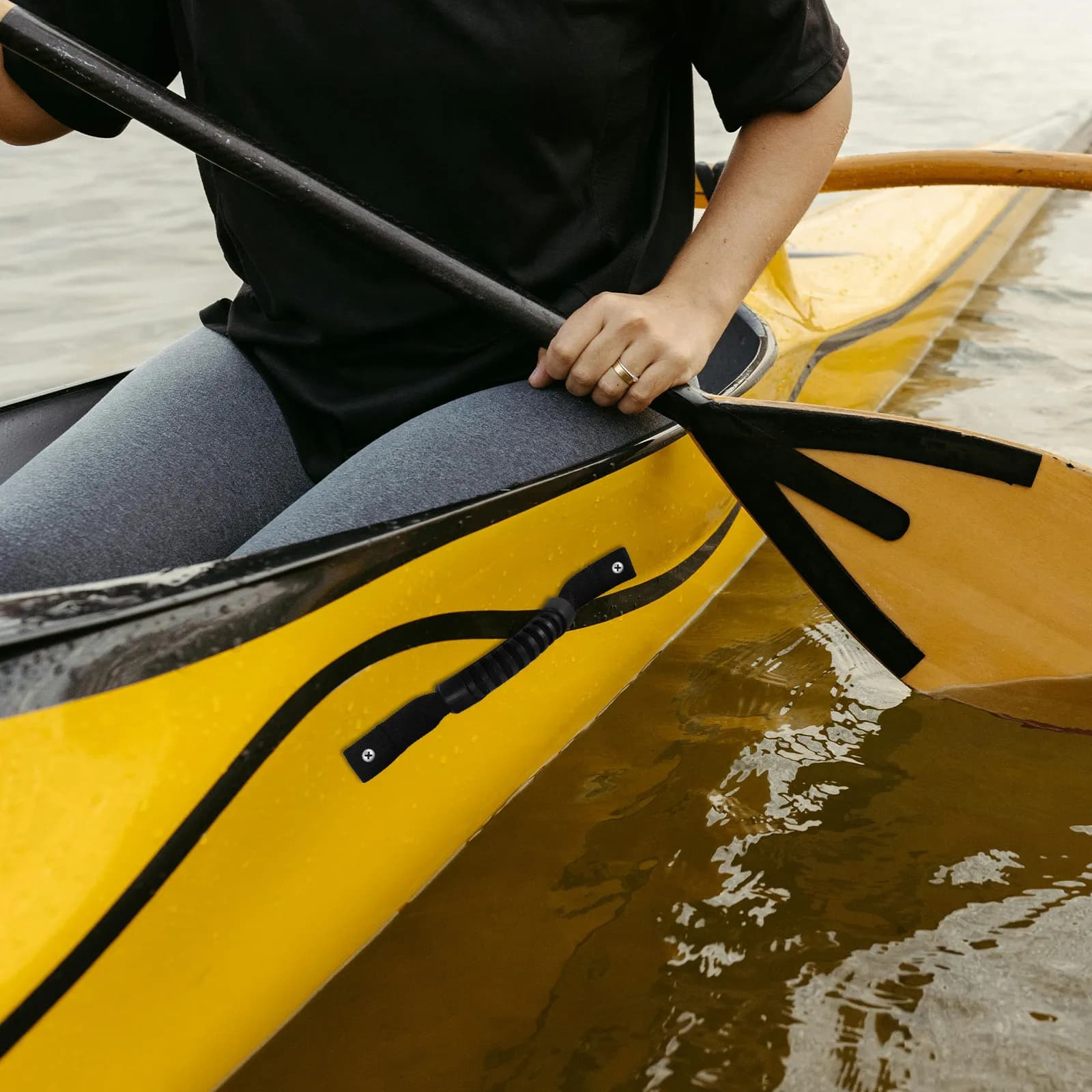 Kit di 4 Maniglie per Kayak, Cinghie in Nylon e PVC Resistenti, Maniglie Laterali per Paddle Board, Ricambi per Canoe