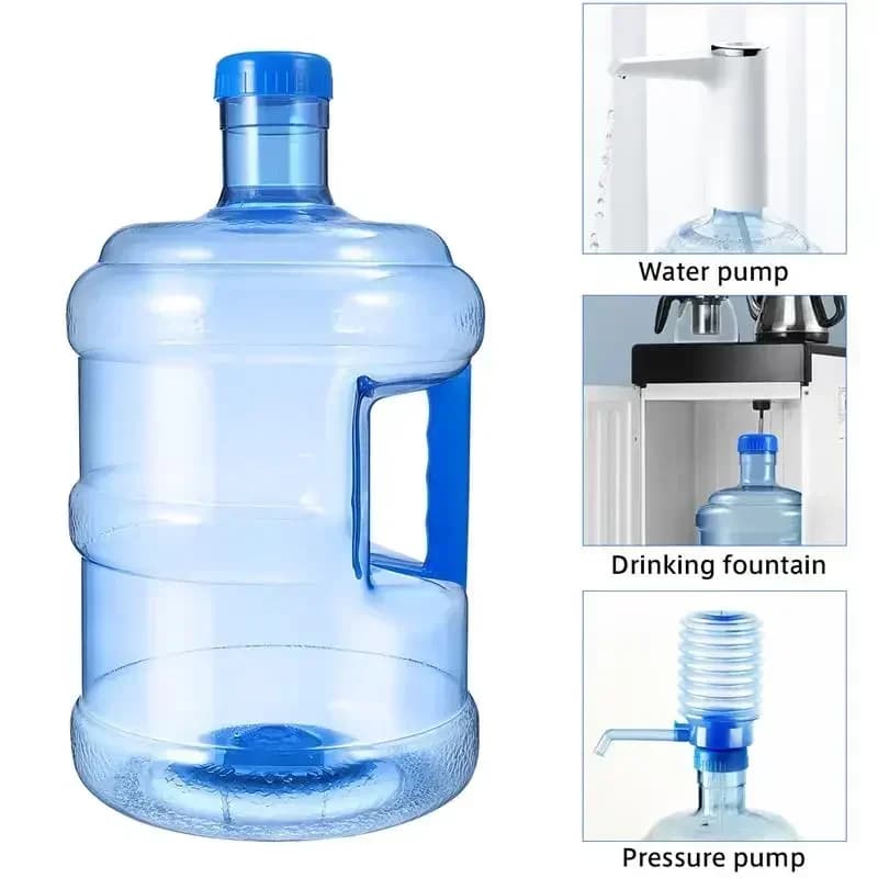 5L 7.5L Bottiglia di Acqua Pura Brocca Riutilizzabile Portatile Contenitore di Acqua Minerale Auto Esterna Secchio di Stoccaggio Per Uso Alimentare Dispenser barile