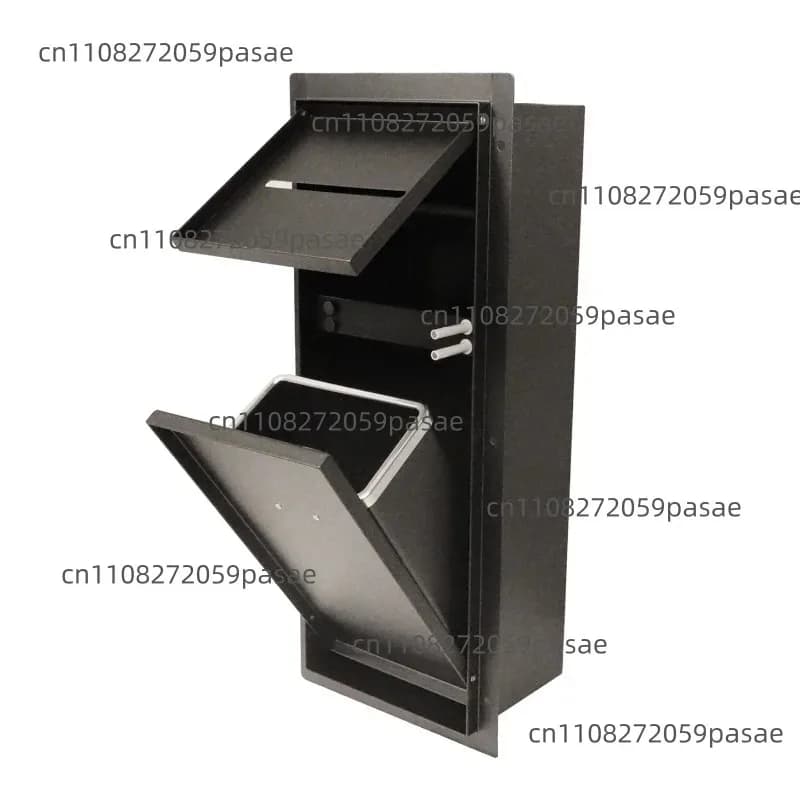 Stainless Steel 304 Stainless Steel Toilet Wall Niche, Bathroom Hidden Basket, Integrated Toilet Paper Door