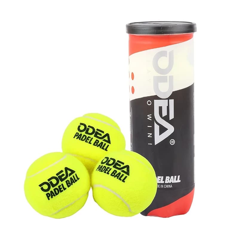 Palline da Padel ODEA 45% Lana – Palline Standard per Competizione e Allenamento, 3 Palline per Confezione