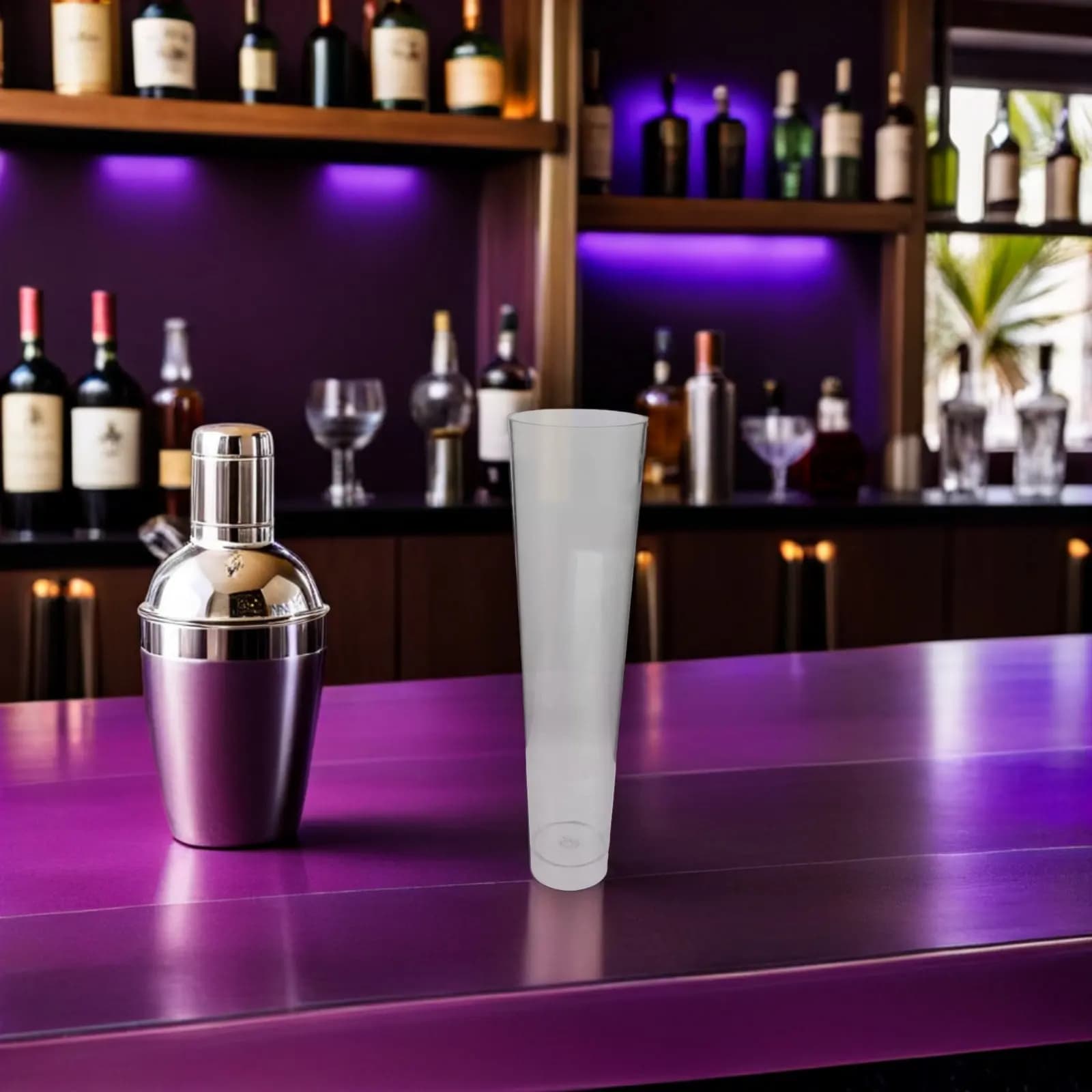 Beer Tower Ice Tube Reusable Plastic Ice Mold for Cold Drinks Party Beverage Cooling Accessory
