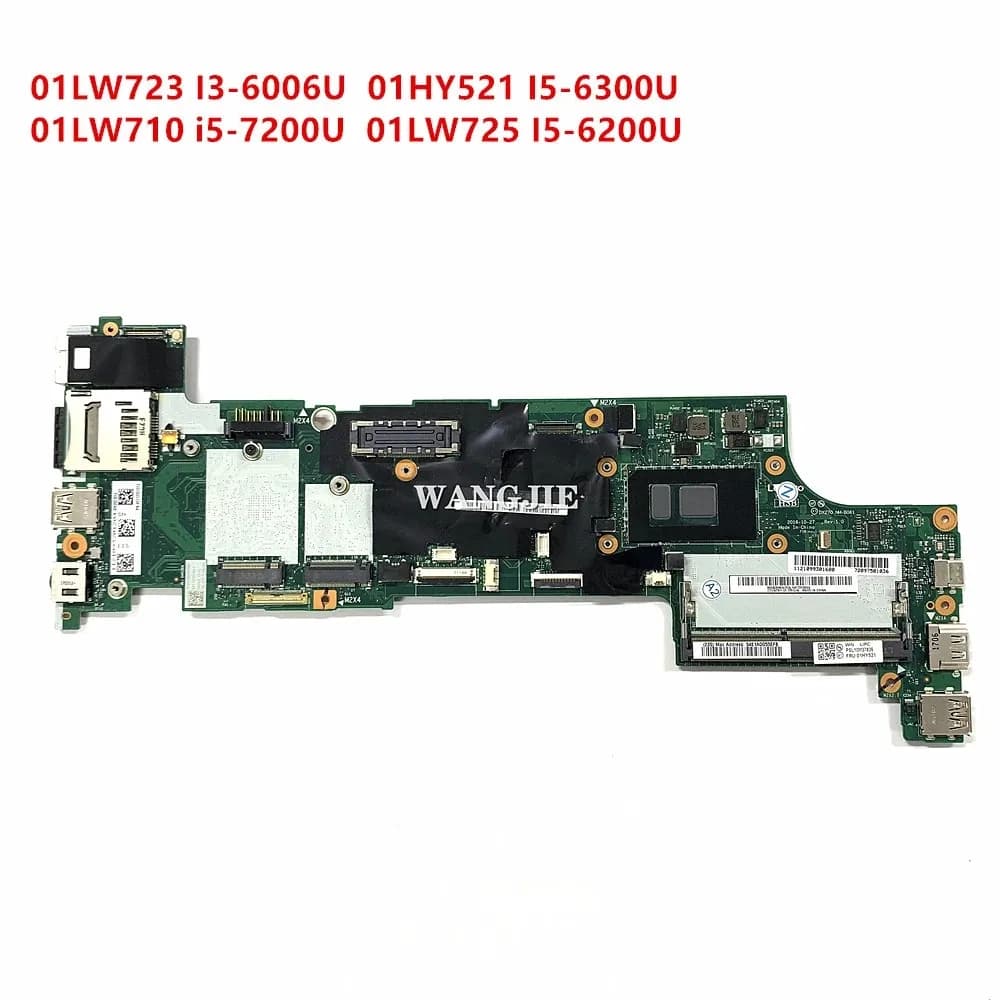 Per la scheda madre del computer portatile Lenovo ThinkPad X270 con 01LW729 01HY521 01LW710 01LW725 01LW724 DX270 NM-B061