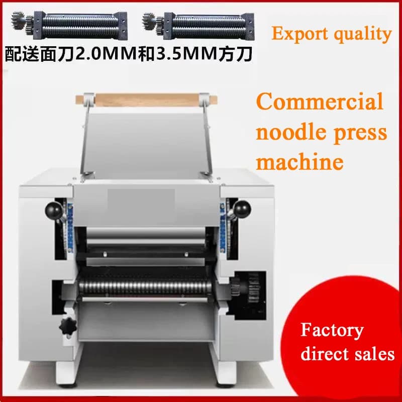Famiglia elettrica Pasta Maker Macchina Noodle Maker Pasta Spaghetti Roller Pressing Machine Acciaio inossidabile 135W