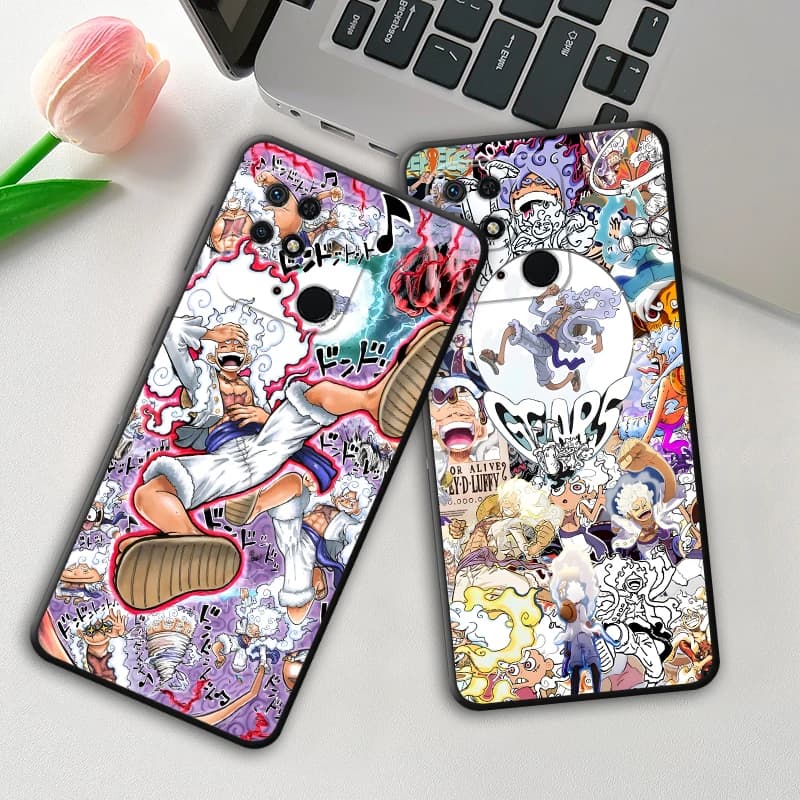Cover per Telefono Xiaomi Poco F8 M5 X3 X4 X5 X7 Pro C75 C50 F1 M3 M4 M7 Pro C61 F3 C71 con Design Anime Luffy One Piece