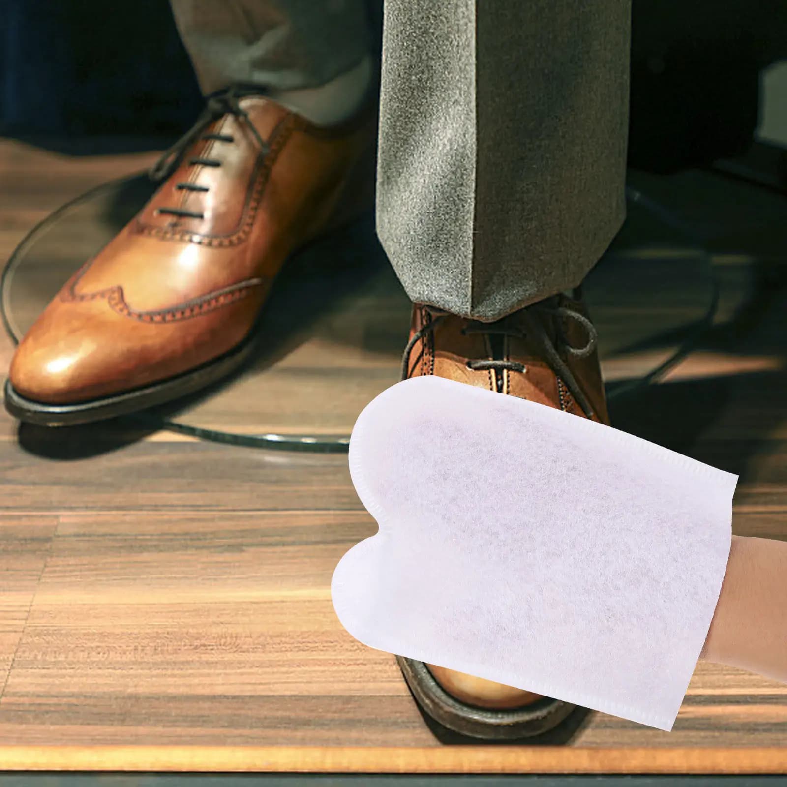20 Pezzi di Panni Monouso per Pulizia Scarpe, Non Tessuti, Morbidi e Assorbenti, per Viaggi, Hotel, Lucidatura Sneaker, Asciugamani Antipolvere per Scarpe, Lavaggio Auto