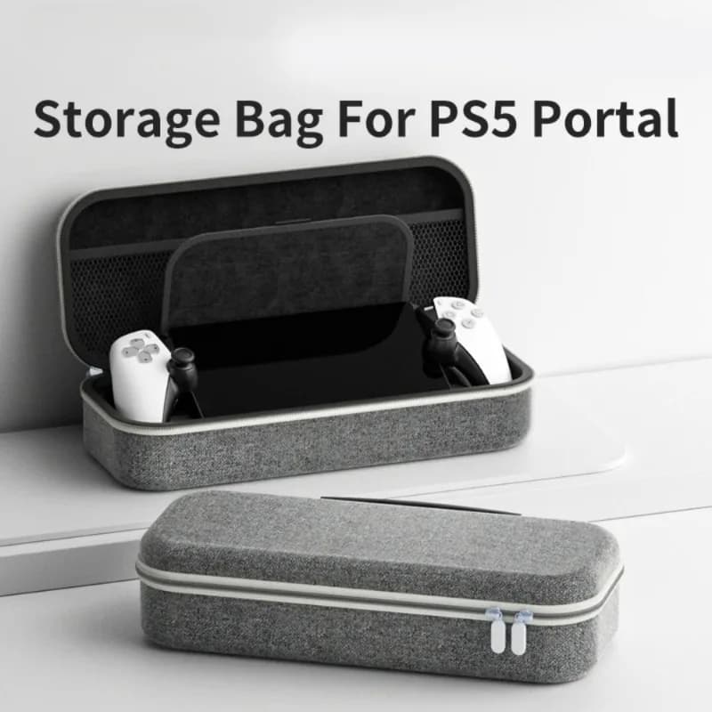 Custodia Portatile in EVA per Console di Gioco Playstation 5 Portal, Borsa Protettiva da Viaggio, Accessori per Giochi