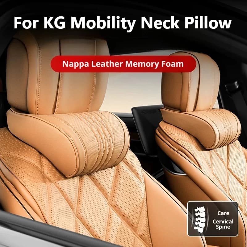 Luxury Soft Memory Foam Car Lumbar Support For KG Mobility Rexton Korando Tivoli Musso Torres Actyon Car Waist Pillow