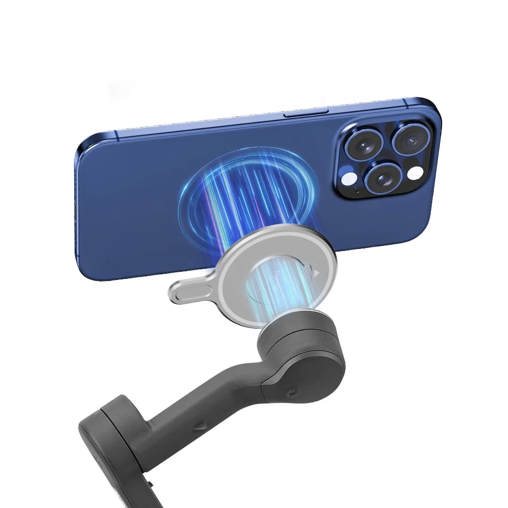 Supporto con morsetto ad anello magnetico per qualsiasi telefono per accessori stabilizzatore cardanico DJI Osmo Mobile 7/7P