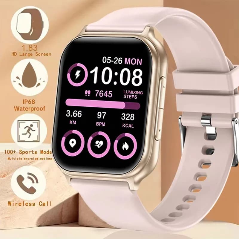 2026 New Military Smart Watch Men 100+Sports Waterproof GPS Tracker Swim LED flashlight Bluetooth Call Smart Watch For Men Gift