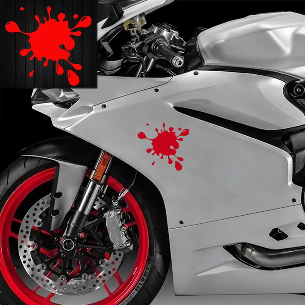 Adesivi moto riflettenti Punti interessanti Accessori in vinile Decal Decor Motor Bike Scooter Carrozzeria Casco Parabrezza
