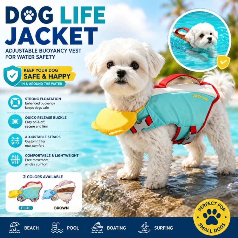 Pet Swimming Vest Dogs Cute Duck High Buoyancy Dog Life Jacket Breathable For Small Medium Summer Beach Pool Water Boating Gift