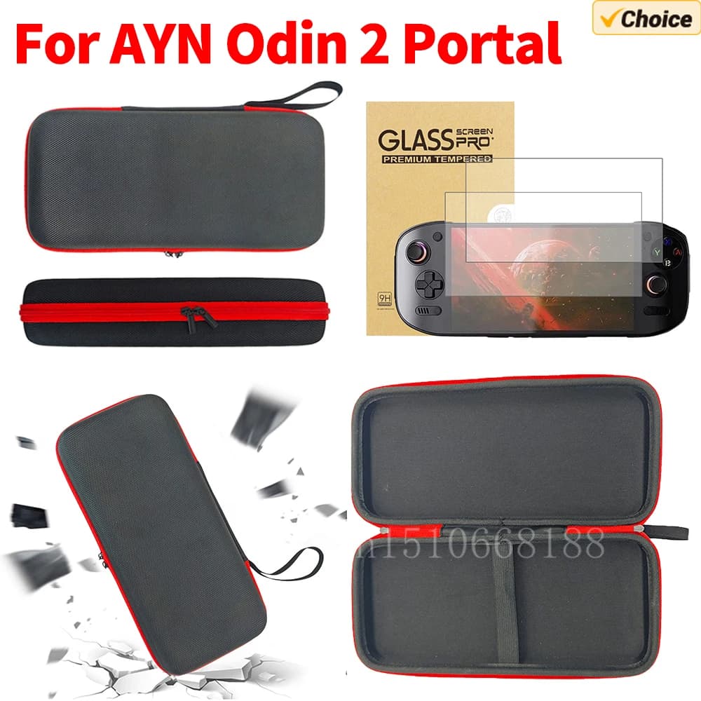 Per AYN Odin 2 Portal Custodia protettiva Borsa impermeabile Custodia da trasporto antigraffio Portal Console di gioco portatile