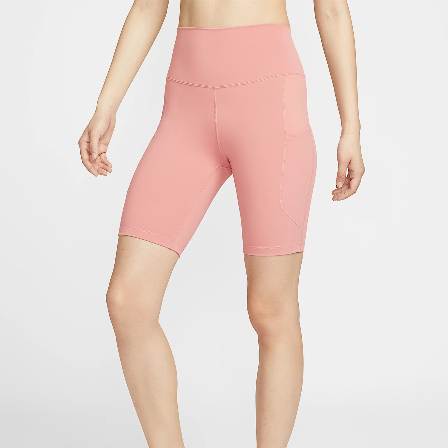 Pantaloncini sportivi e per il tempo libero da ciclismo con tasche a vita alta da donna originali Nike FZ6759-685