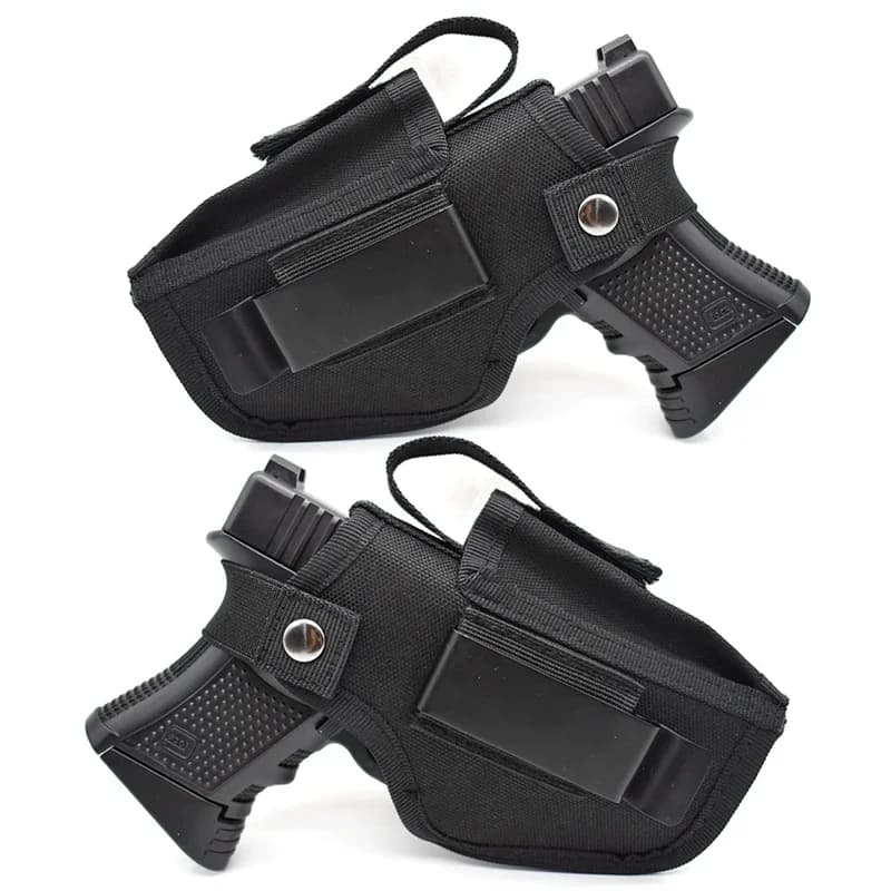 1/2/3/4pcs Tactical Right&Left Hand Gun Holster Concealed Carry HolsterHolster Magazine Pouch Interchangeable Metal Clip