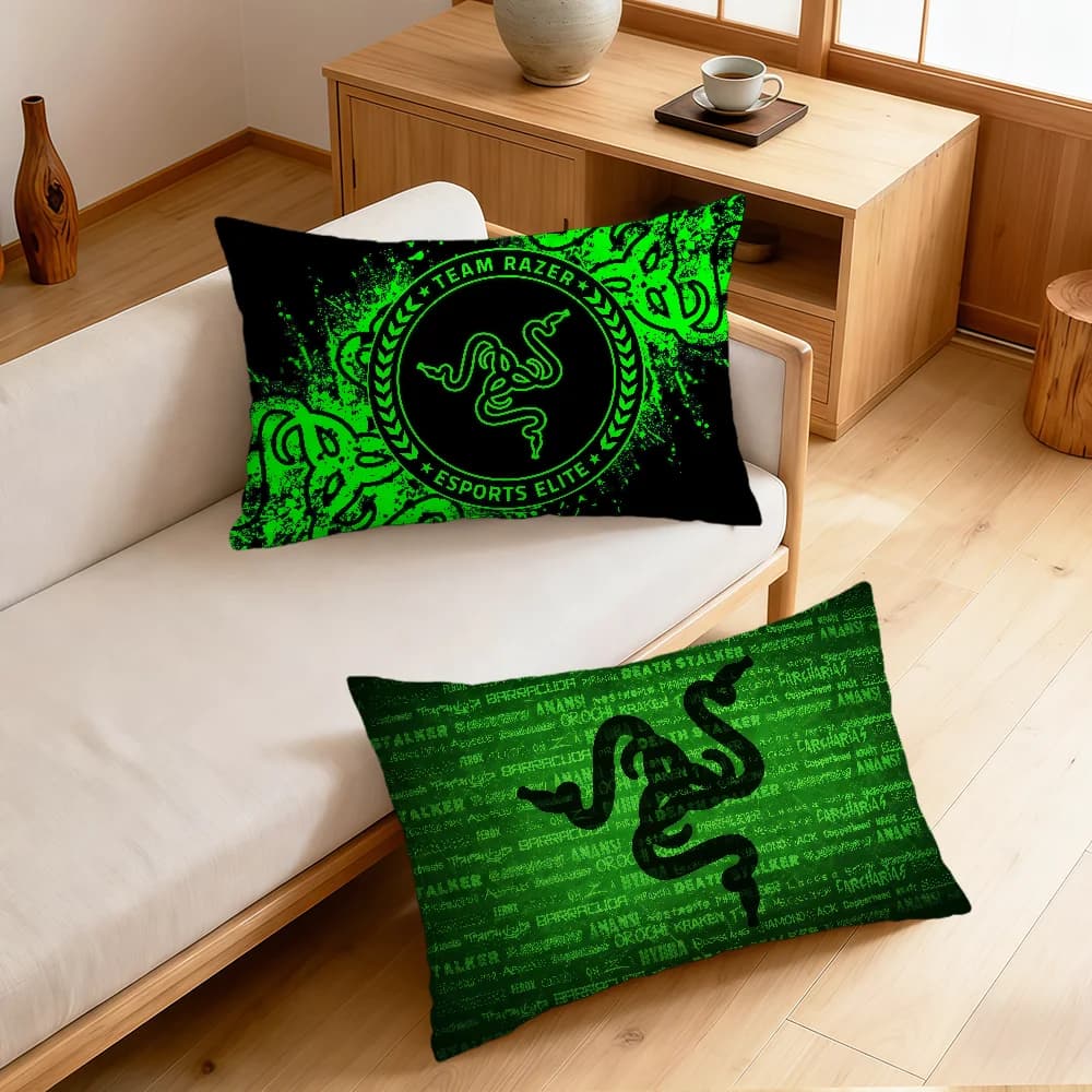 Fodera per cuscino R-Razer moderna e alla moda, rettangolare, per divano, soggiorno, comodino, dormitorio, casa, regalo