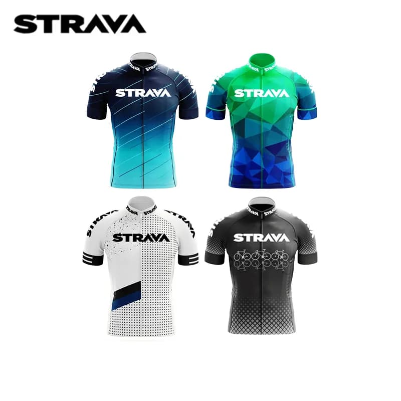 Cycling sweater Strava Pro Set summer short sleeve breathable MTB cycling clothing Maillot Ropa Cycling uniform suit