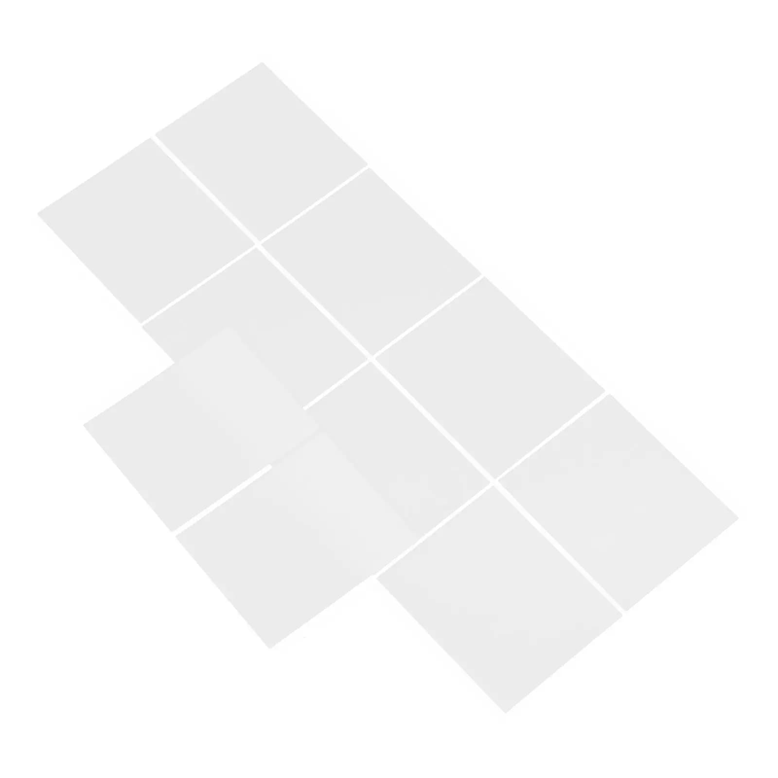 10Pcs LED Light Diffuser Film White Adhesive Ultra-Thin Plastic Sheet Ceiling Light Soft Diffuser Strip Sheet for Home Office
