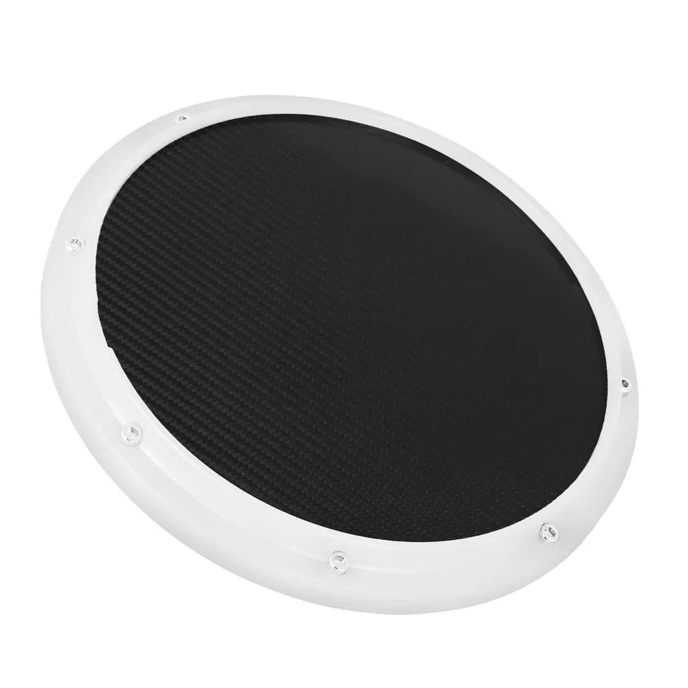 Pad per Batteria in Fibra di Carbonio, Resistente, per Pratica, Adatto ai Principianti, Compatibile con Metronomo per Batteria
