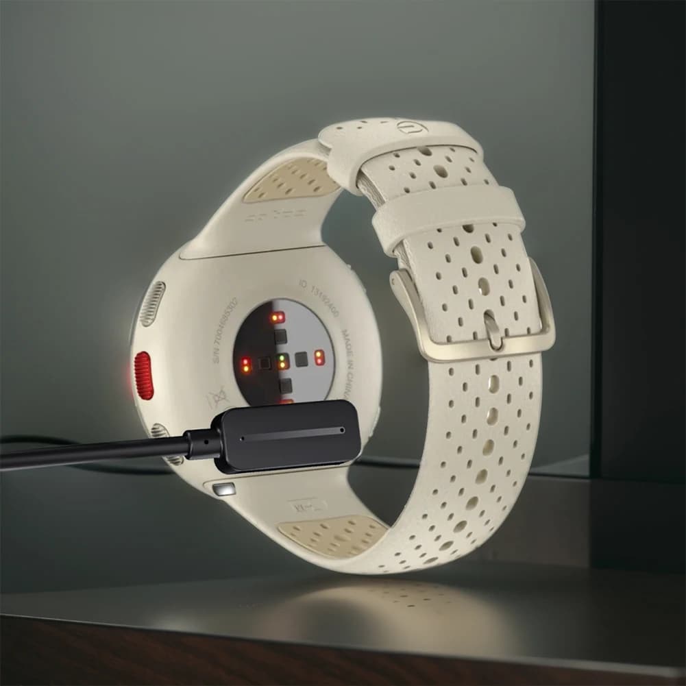 Cavo di ricarica USB magnetico da 1 m, adattatore per caricabatterie, adattatore per dock di ricarica per smartwatch a 2 pin, ricambio 5 V 1 A per Polar Pacer/Pacer Pro