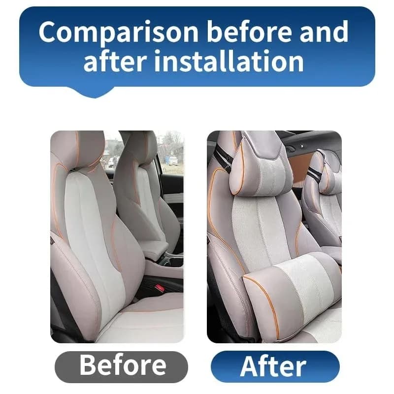 Seggiolino auto Cuscino protettivo Supporto lombare Cuscino poggiatesta Memory Foam Cuscino per il collo Alleviare per Byd Yuan Plus Atto 3 2022-2025