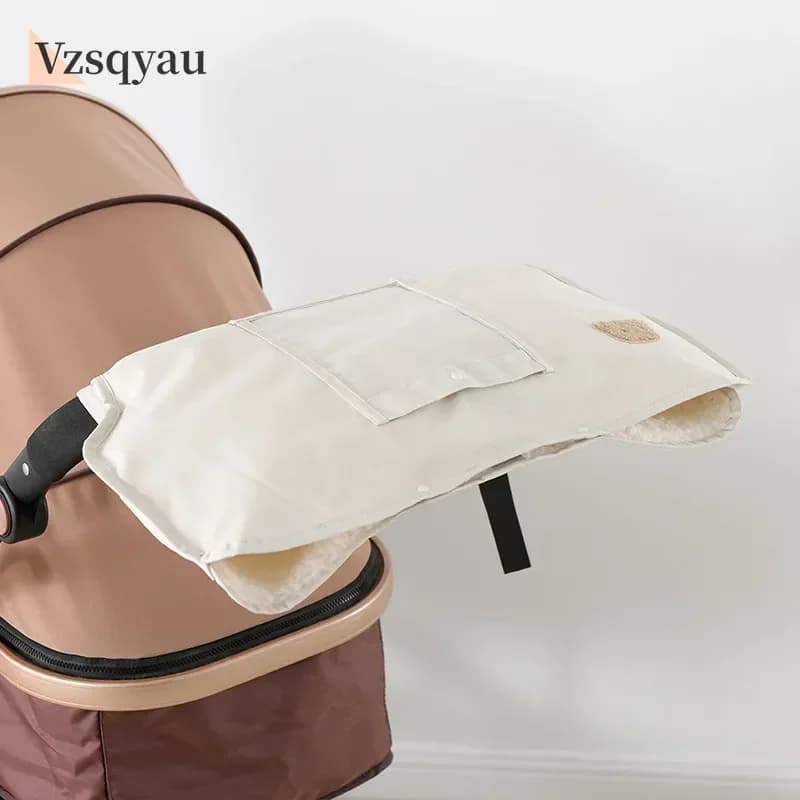Accessori per passeggino Guanti antigelo Guanti per passeggino caldi invernali universali Guanti per sedia da spinta per neonato impermeabili al vento