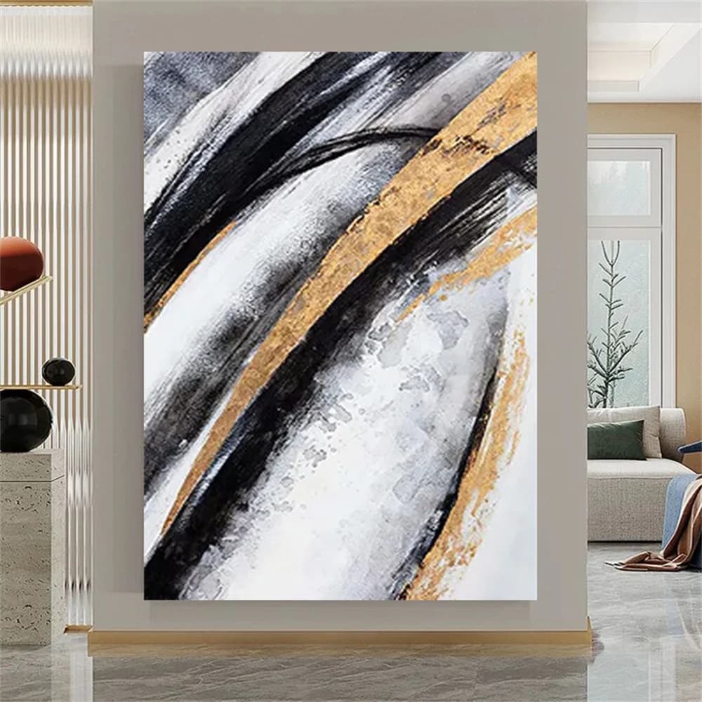 100% Handmade Wall Pictures Decorate Home Canvas Oil Painting Decor Room Piece Textured Simple Abstract Picture Modern Art Paint