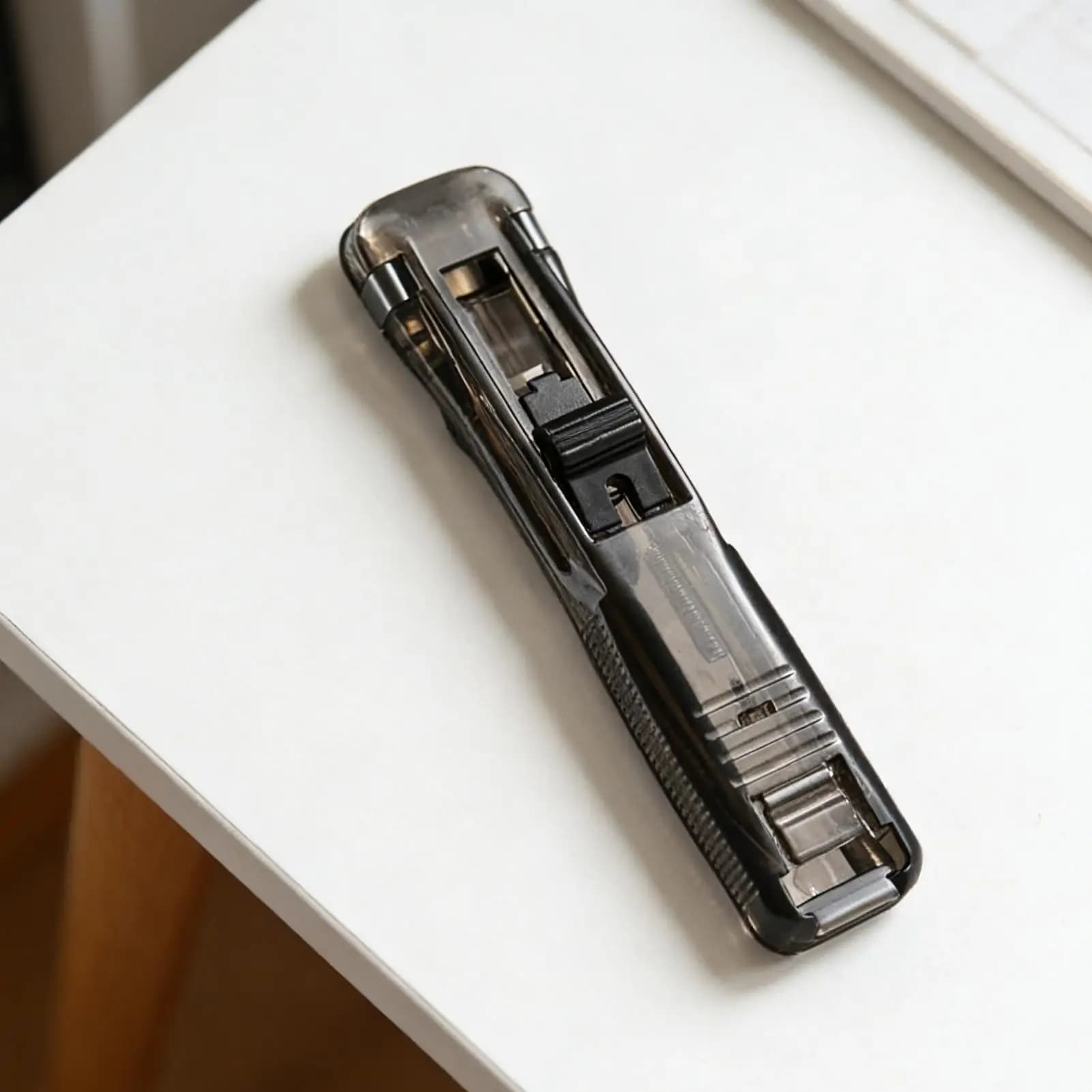 Graffettatrice a clip portatile per documenti, dispenser di clip per rilegatura, graffettatrice manuale per casa, scuola, aula, scrivania, carta