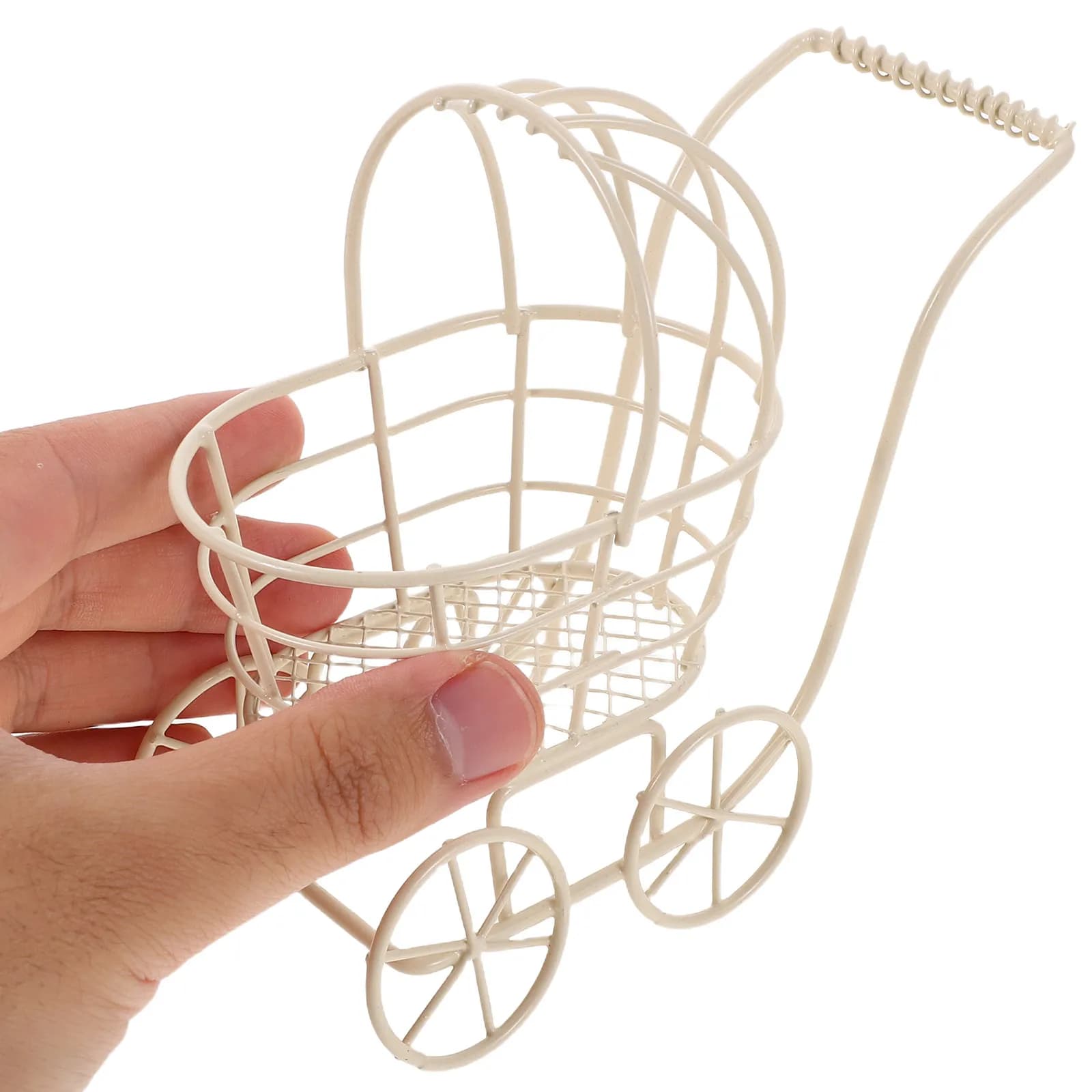 Set di 3 Miniature di Passeggini, Accessori per Giocattoli, Ornamenti per Arredamento Soggiorno, Organizzatori per Passeggini Giocattolo