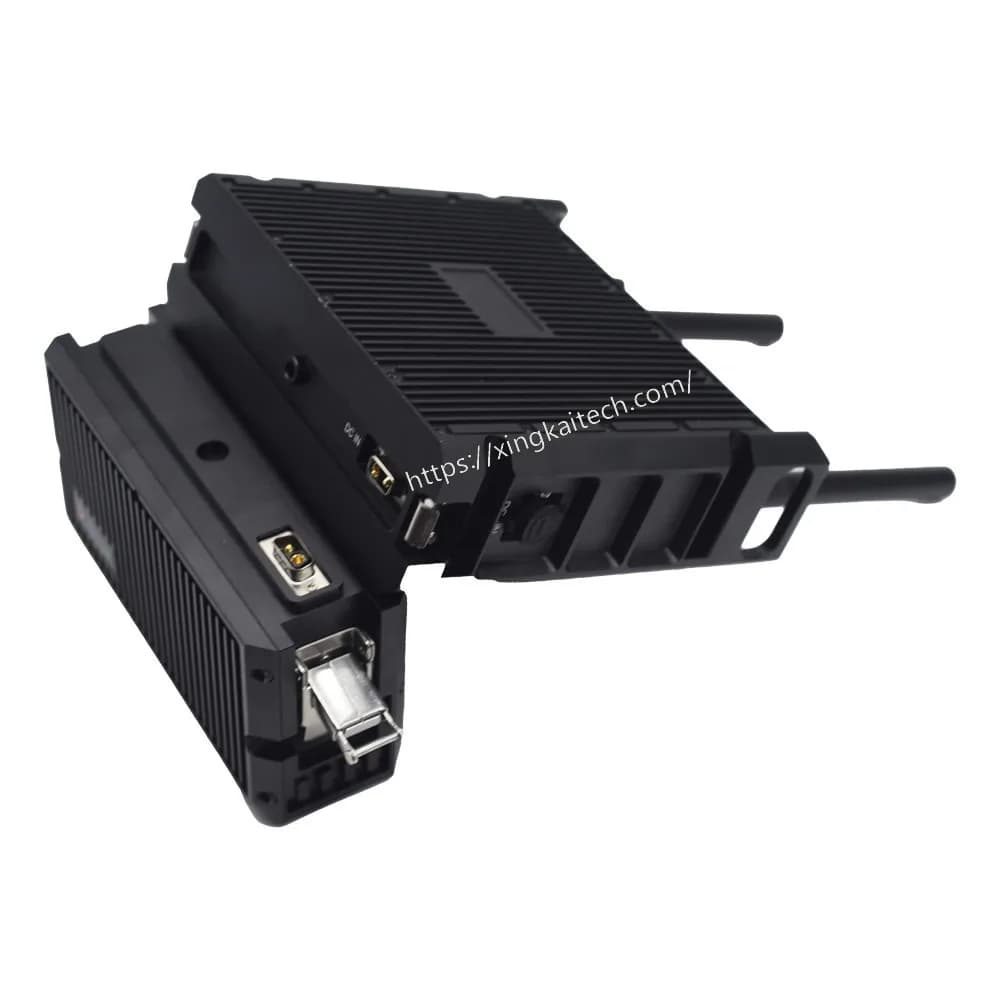 Portable SDR Backpack 2*20W MIMO Mesh Radio Long Range Wireless Communication WiFi Repeater Video Data Transmission for UAV UGV