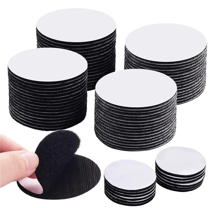 Adesivi a strappo in nylon da 60 mm, resistenti e autoadesivi, per lenzuola, divani, tappeti e tappetini antiscivolo.