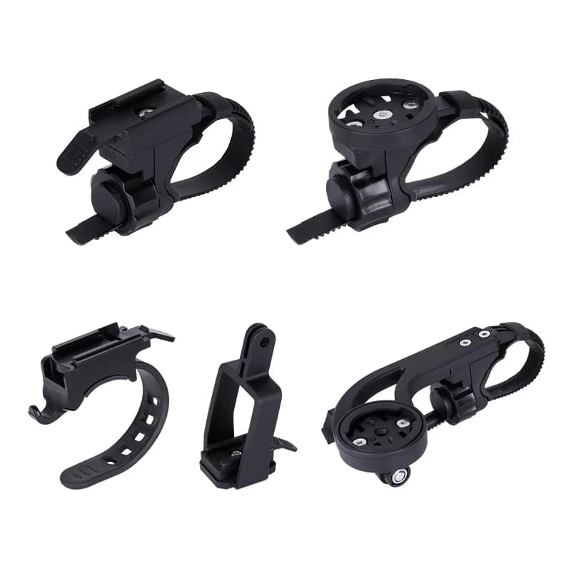 Supporto per computer da bicicletta Supporto per luce per bicicletta Faro universale adatto Staffa per luce da strada MTB Supporto per bici Garmin Walker Igps