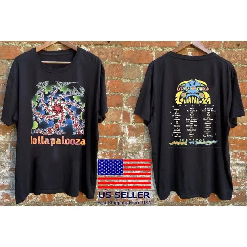 Lollapalooza 1993 Music Festival Primus T Shirt taglia completa S 5XL Be2908