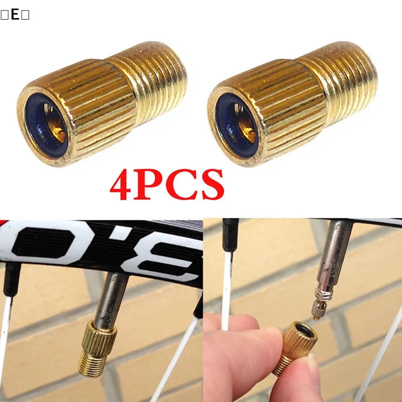 〔E〕4 pezzi/set adattatori per valvole, convertitore per tubo pompa bici da strada 1,5 cm 〔Inverno5〕
