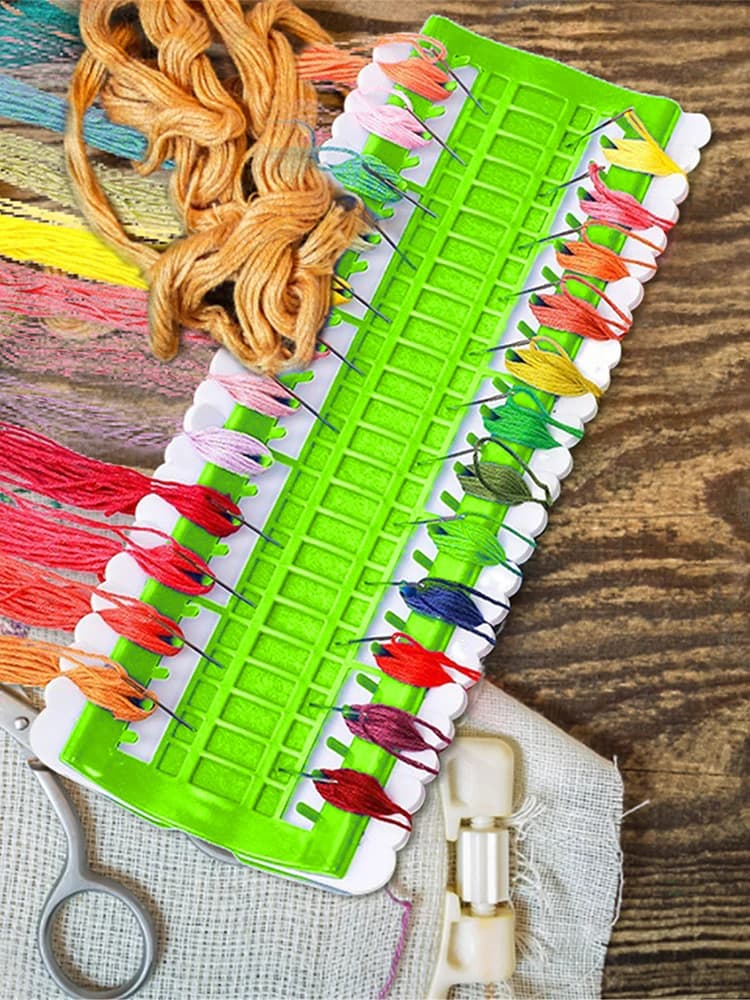 Espositore per 50 Bobine di Filo da Ricamo, Organizzatore per Filo da Cucito, Accessorio per Ricamo