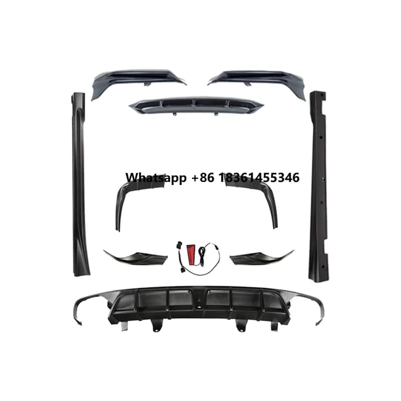For Accord 2021-2022 New Style Body Kit with Front Bumper Lip Side Skirt Rear Diffuser Spoiler